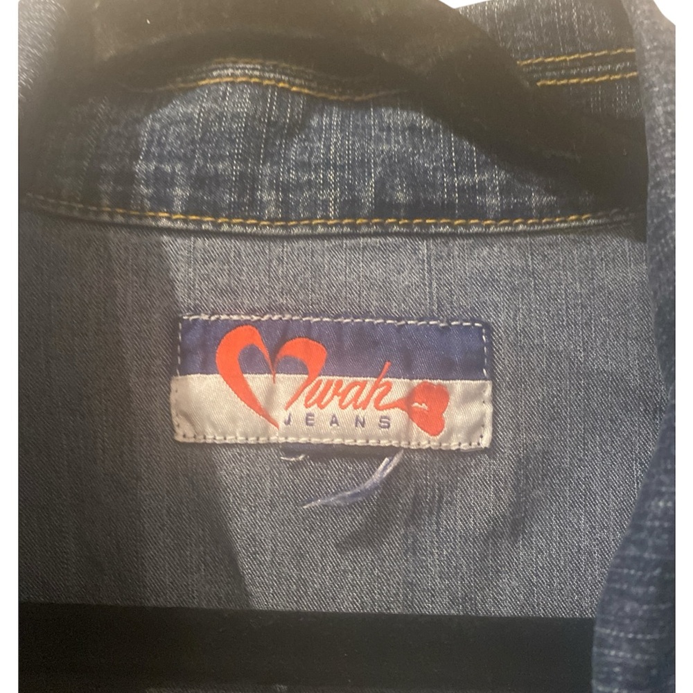 Denim Jacket with Button Closure - Picture 2 of 4